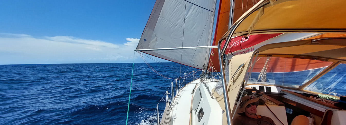 Wir segeln nach Aruba