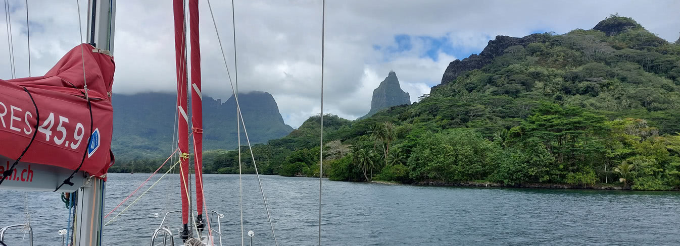 Hoch- und Tiefpunkt in Moorea - Gesellschaftsinseln