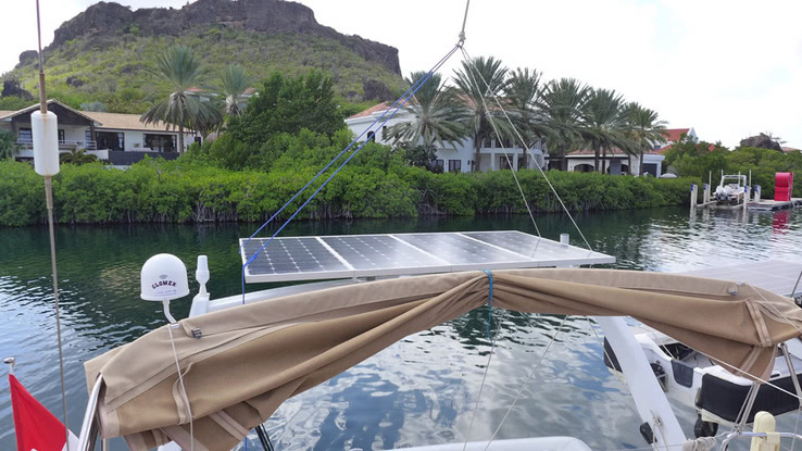 Solarstrom auf einer Blauwasser Yacht